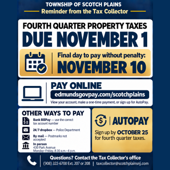Reminder from the Tax Collector