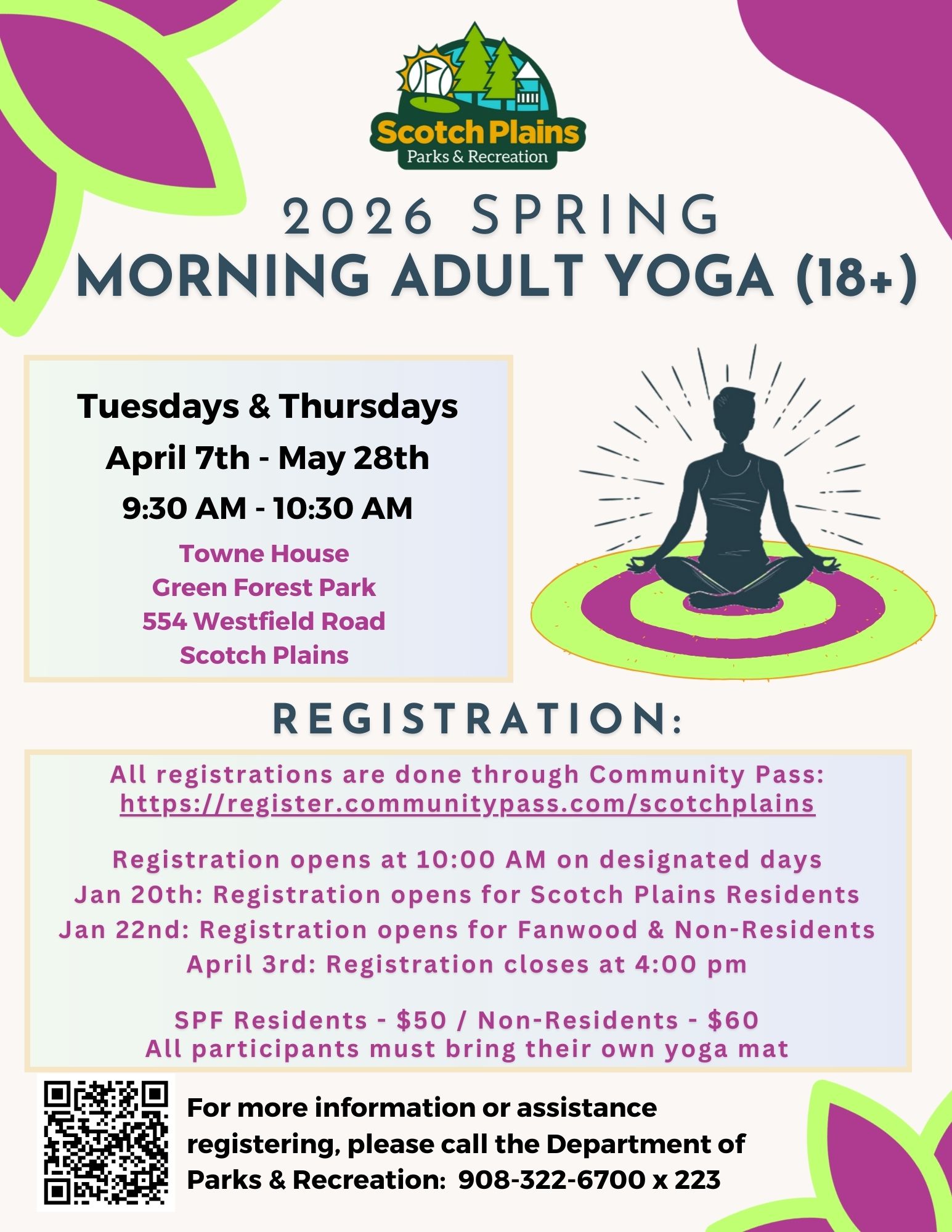 2026 Spring Adult Yoga