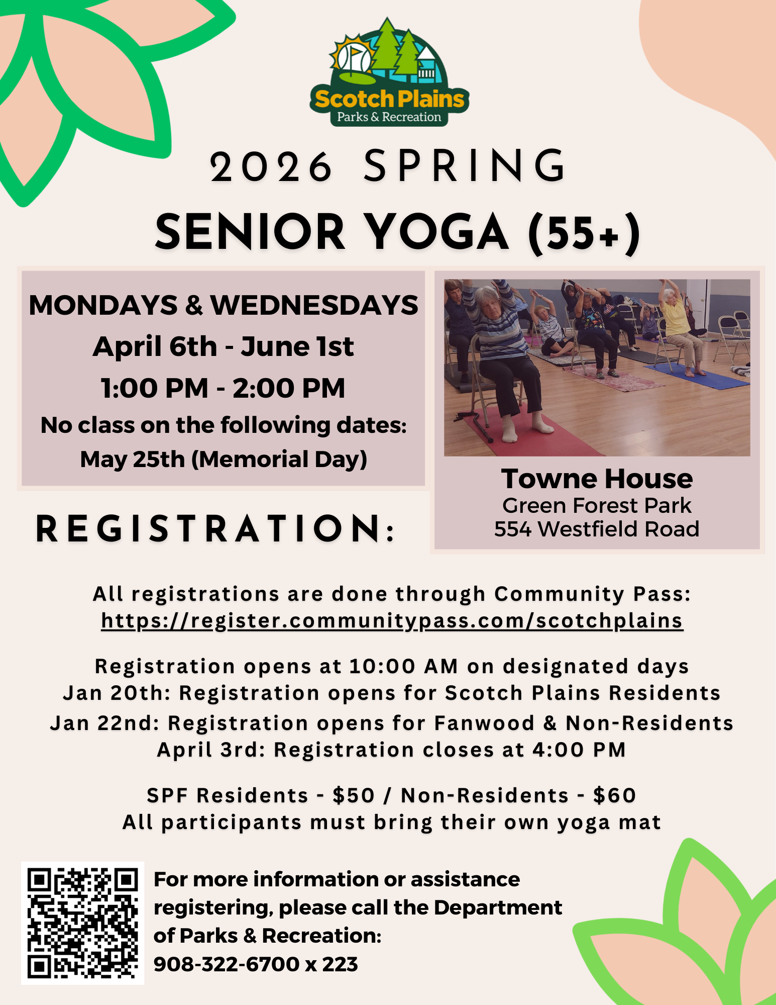 2026 Spring Senior Yoga 55