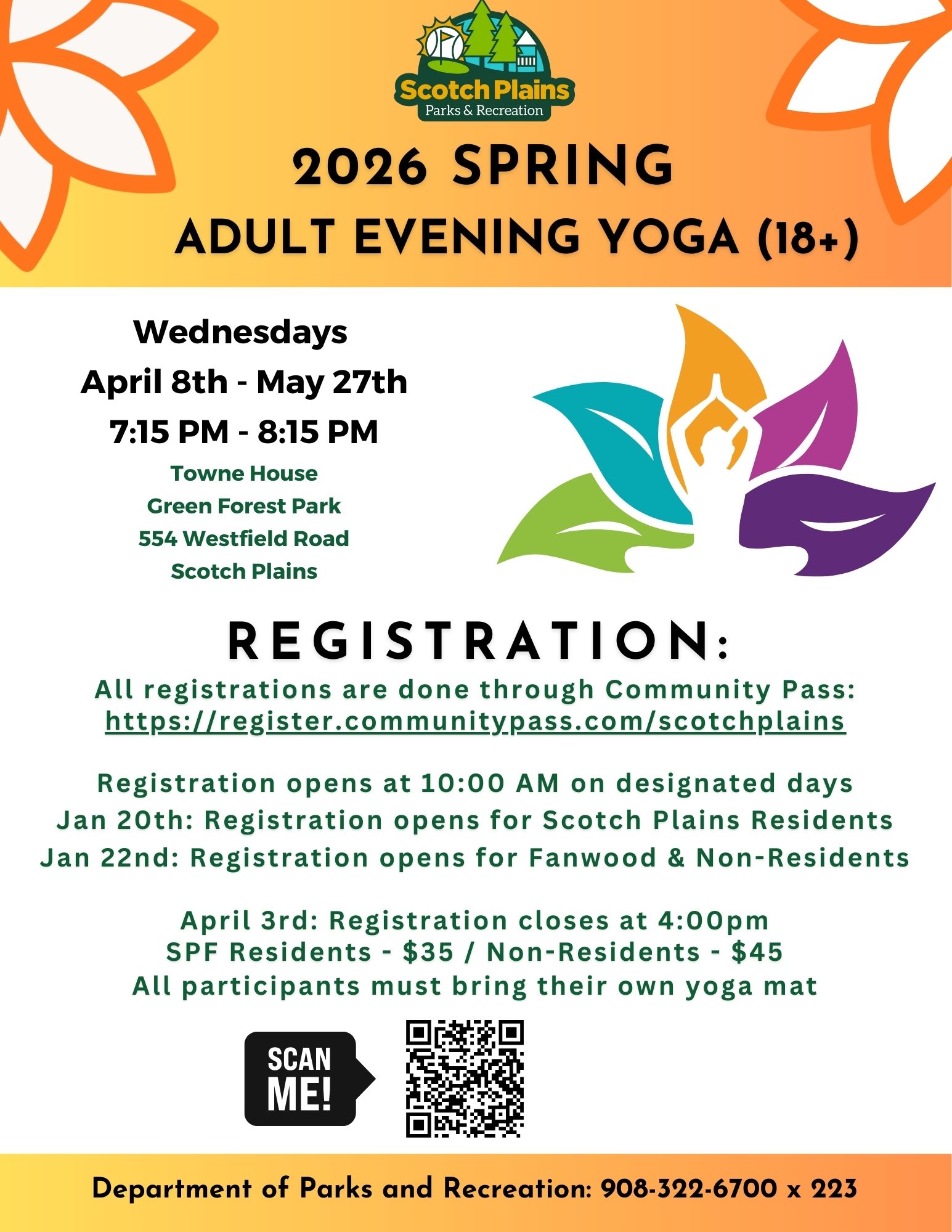 2026 Spring Yoga Adult EVENING