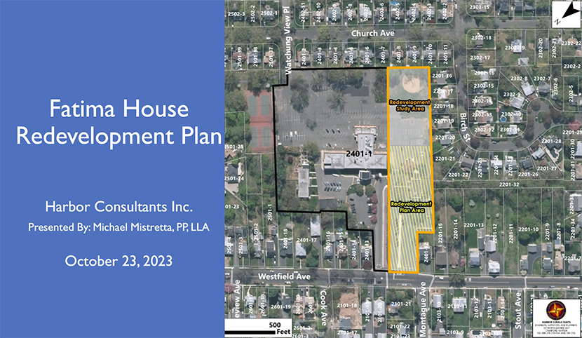 10.16.23 Fatima House Redevelopment Plan Consistency Review Power Point