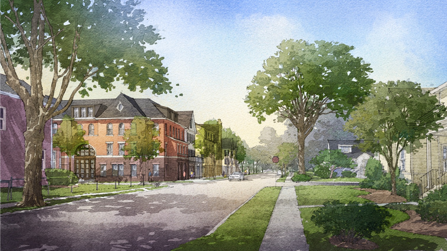 Woodmont Properties Conceptual Rendering Of Forest Road    District A