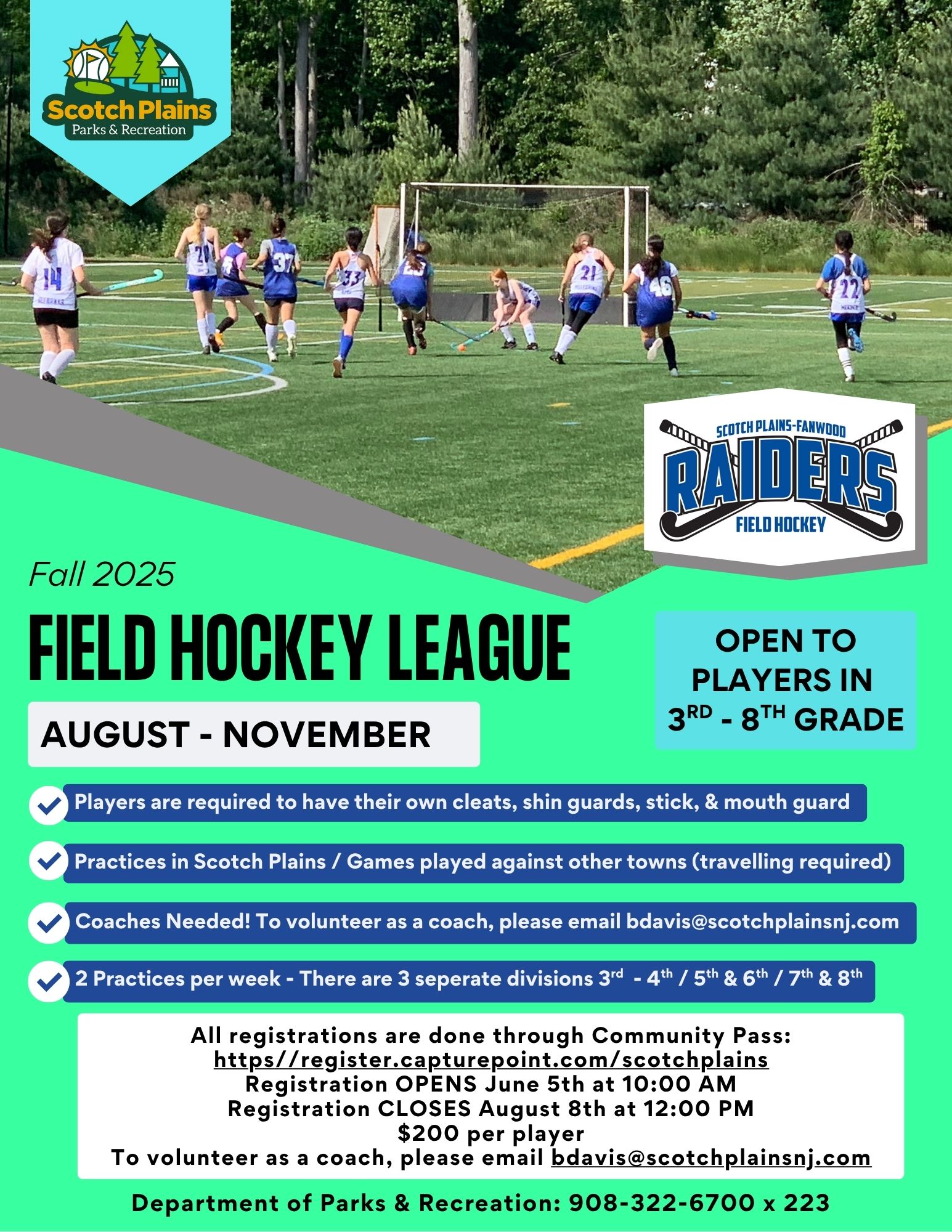 2025 Fall Field Hockey League JB 2