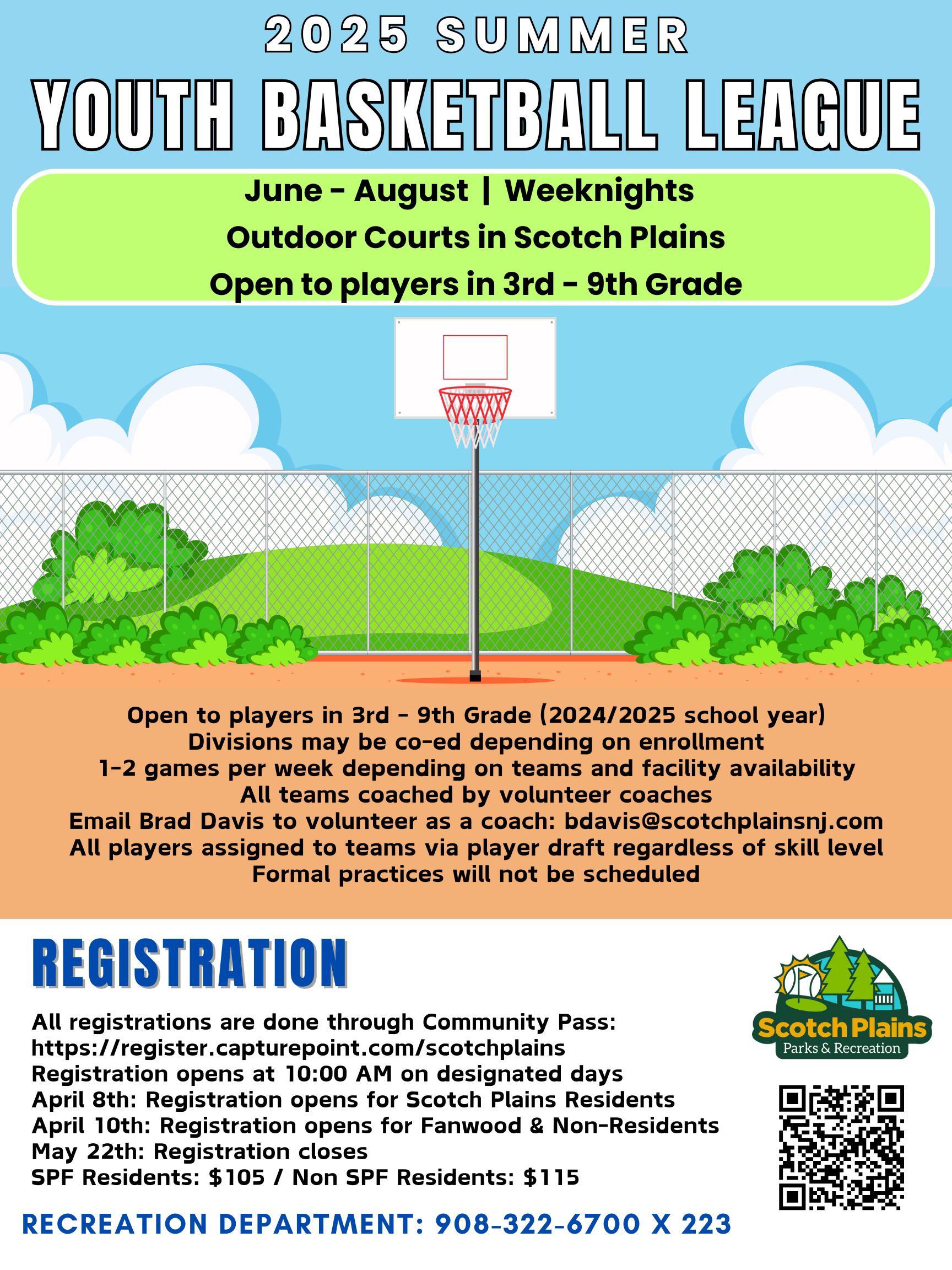 2025 Summer Youth Basketball League 3