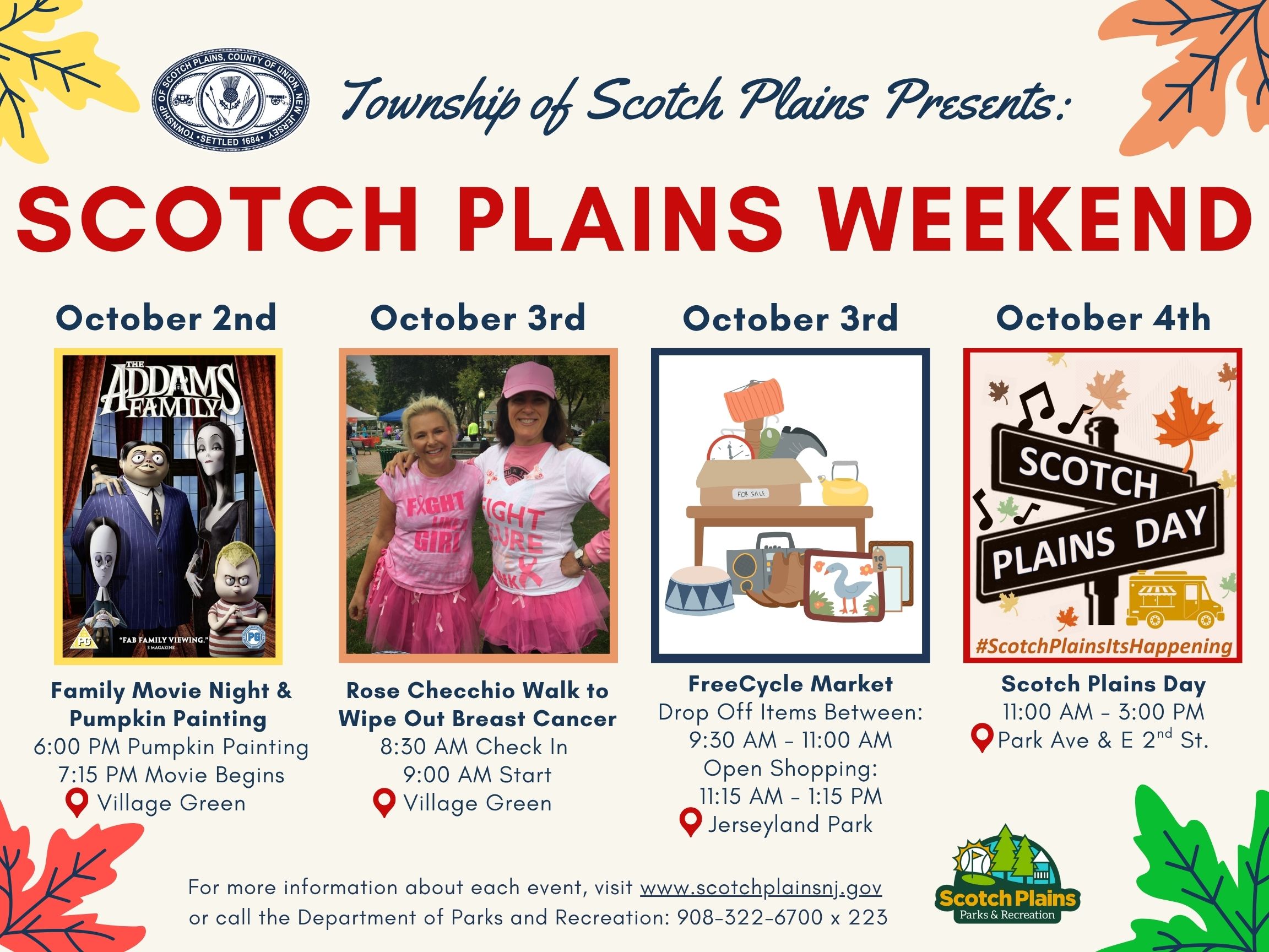 2026 SP Weekend Overview Flyer