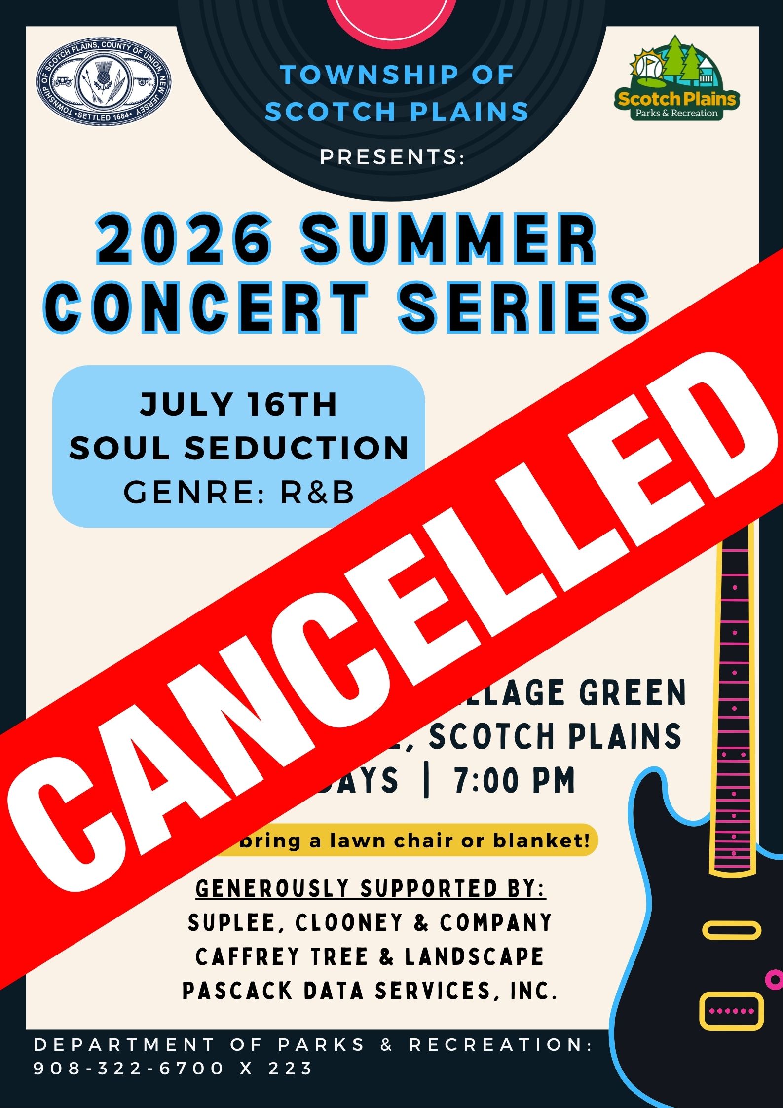 2026 Summer Concert CANCELLED