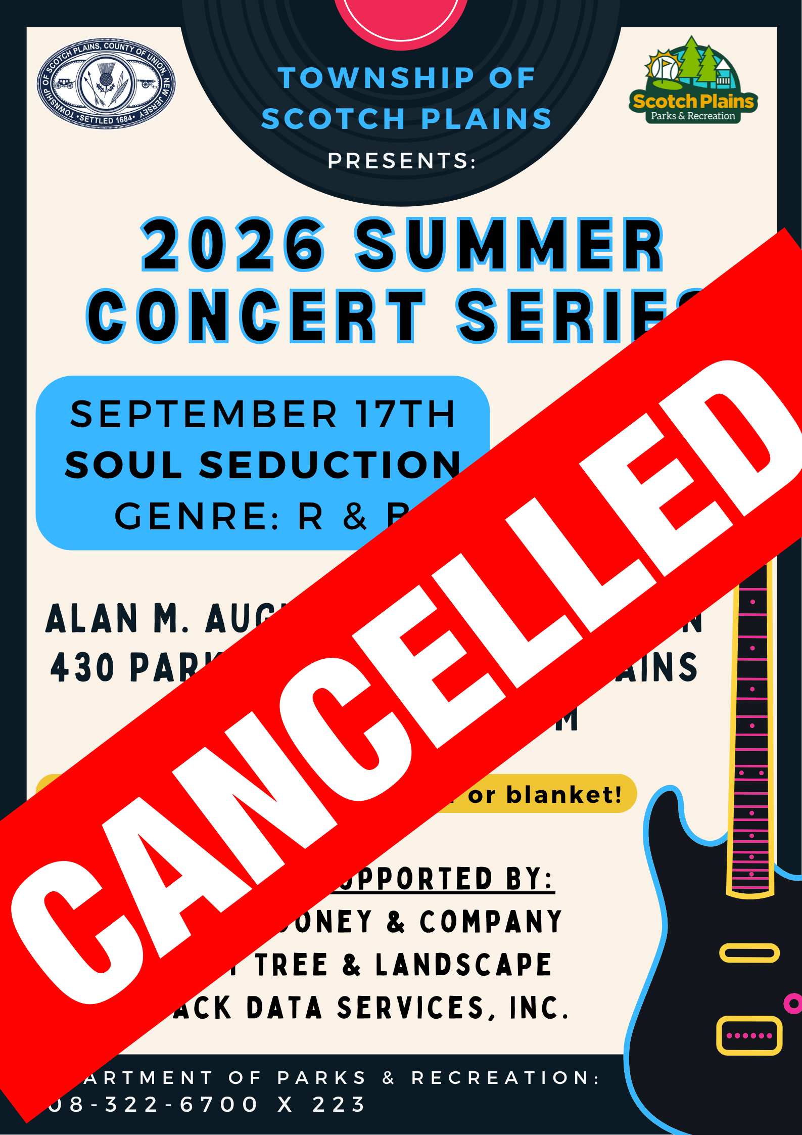 2026 Summer Concert Series SOUL SEDUCTION new date 1