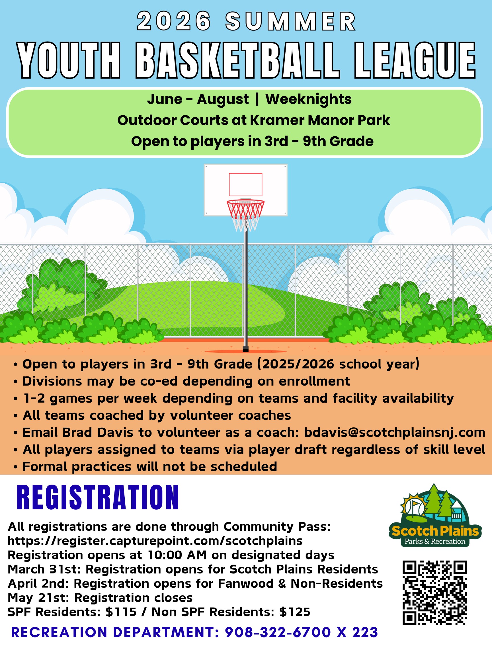2026 Summer Youth Basketball League