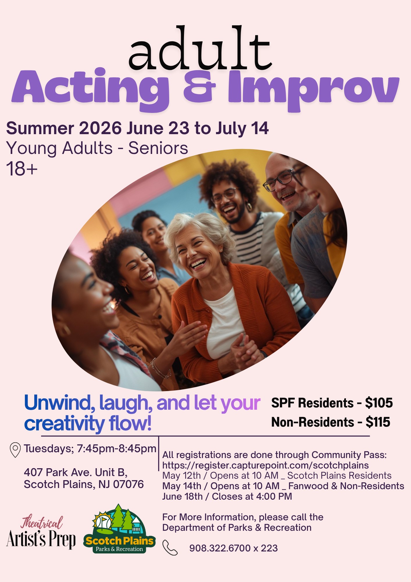 Summer 2026 Adult Acting and Improv
