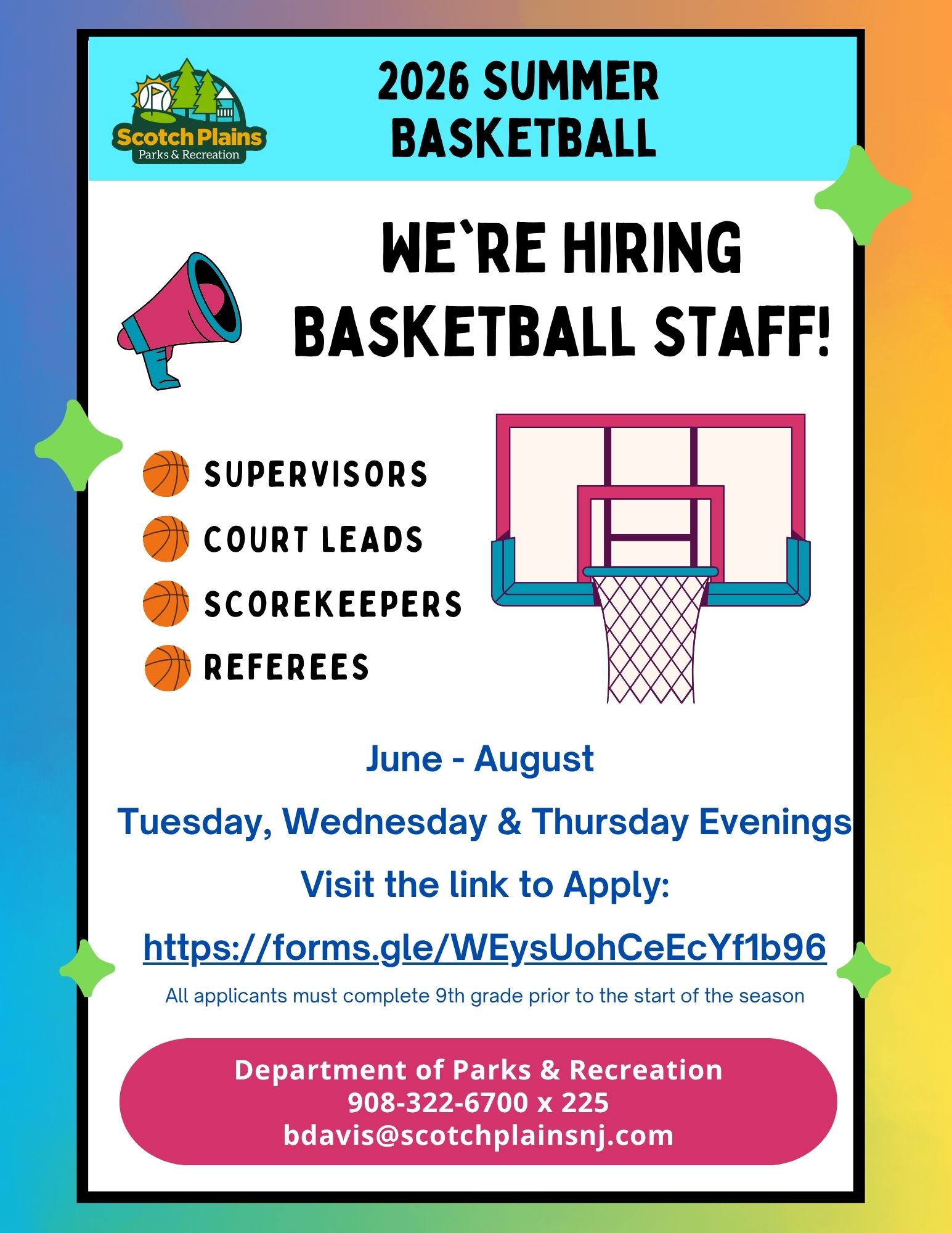 Website 2026 Summer Basketball Staff Website