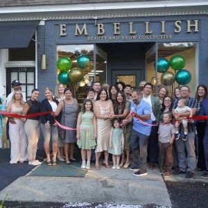 Embellish Beauty & Brow Collective Celebrates Ribbon-Cutting Ceremony