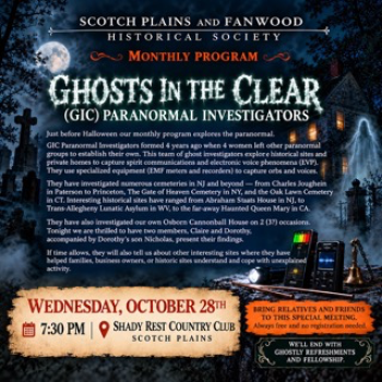 Ghosts in the Clear - October 28