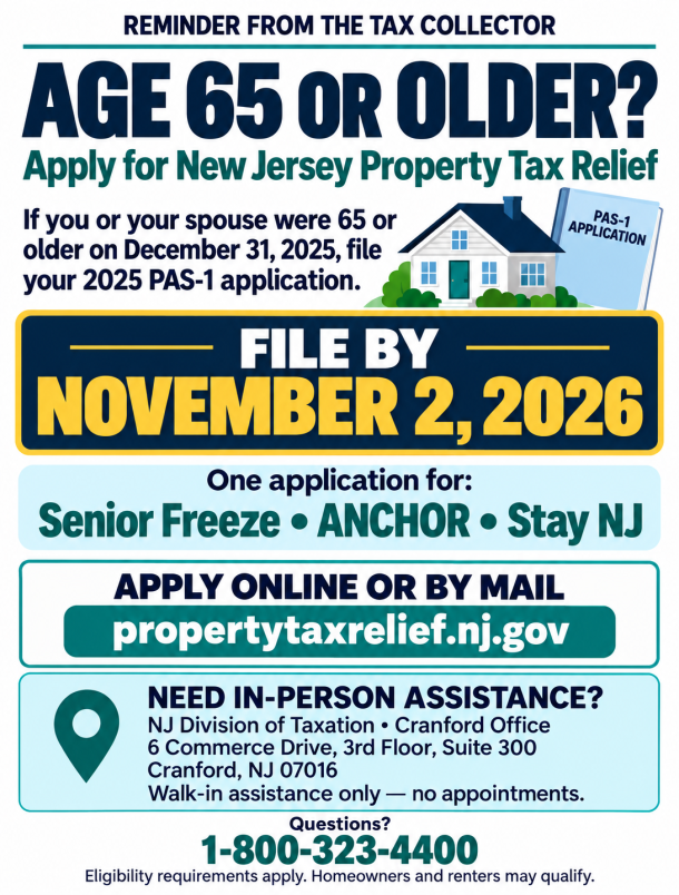 Reminder: File Your PAS-1 Application by November 2