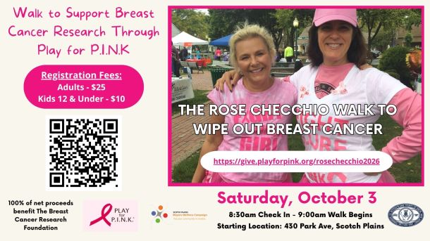 Rose Checchio Walk to Wipe Out Breast Cancer