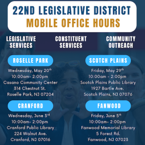22nd Legislative District Mobile Office Hours
