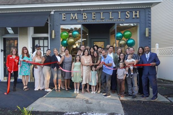 Embellish Beauty & Brow Collective Celebrates Ribbon-Cutting Ceremony