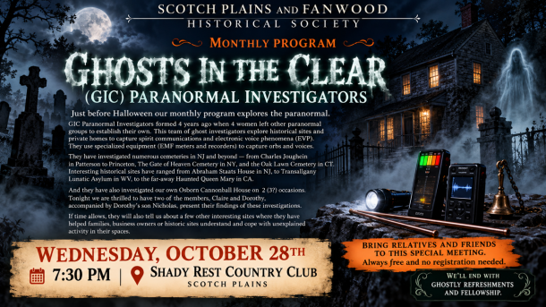 Ghosts in the Clear - October 28