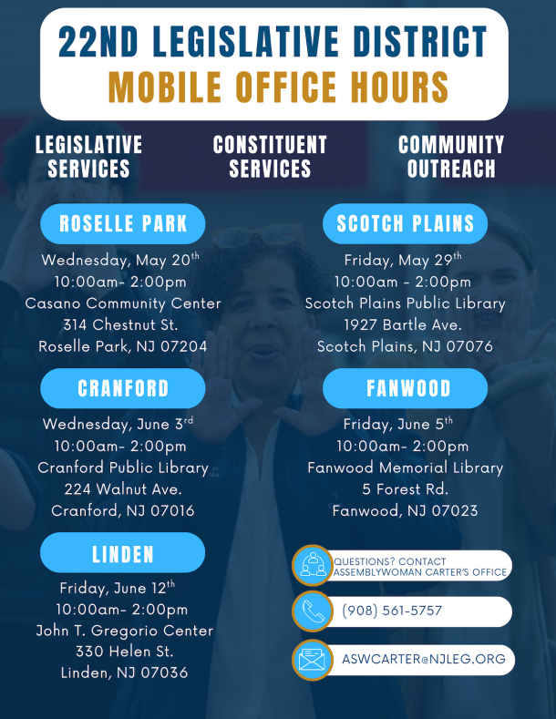 22nd Legislative District Mobile Office Hours