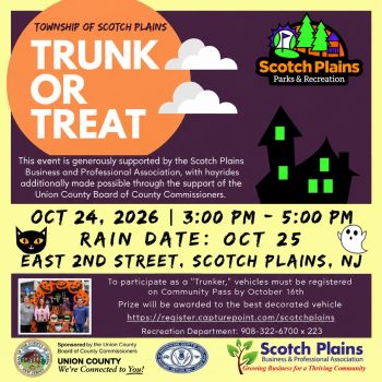 Trunk or Treat - October 24