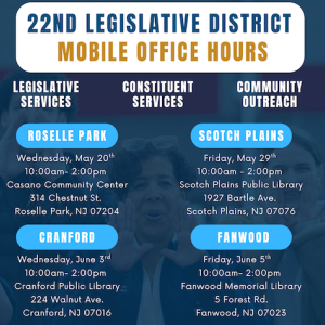22nd Legislative District Mobile Office Hours