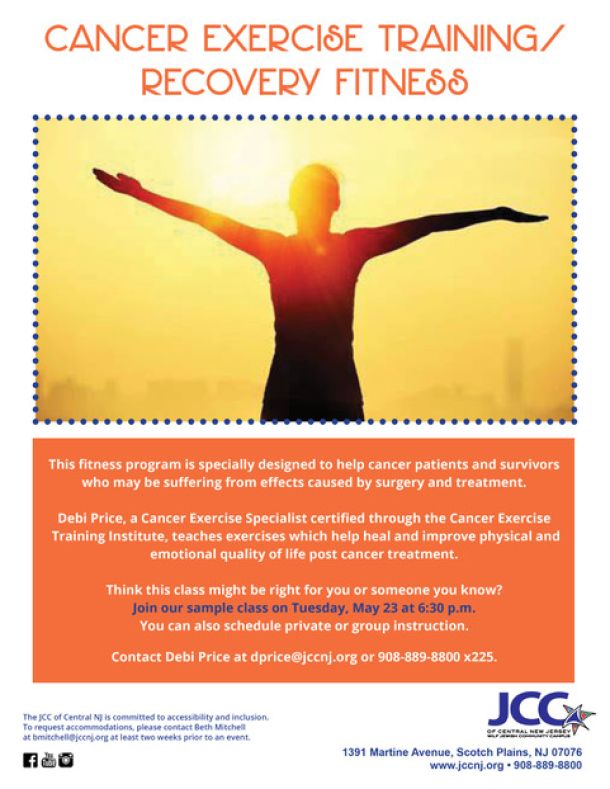 Township of Scotch Plains, NJ - Cancer Exercise Training/Recovery Fitness