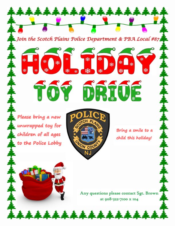 Scotch Plains Nj Holiday Toy Drive